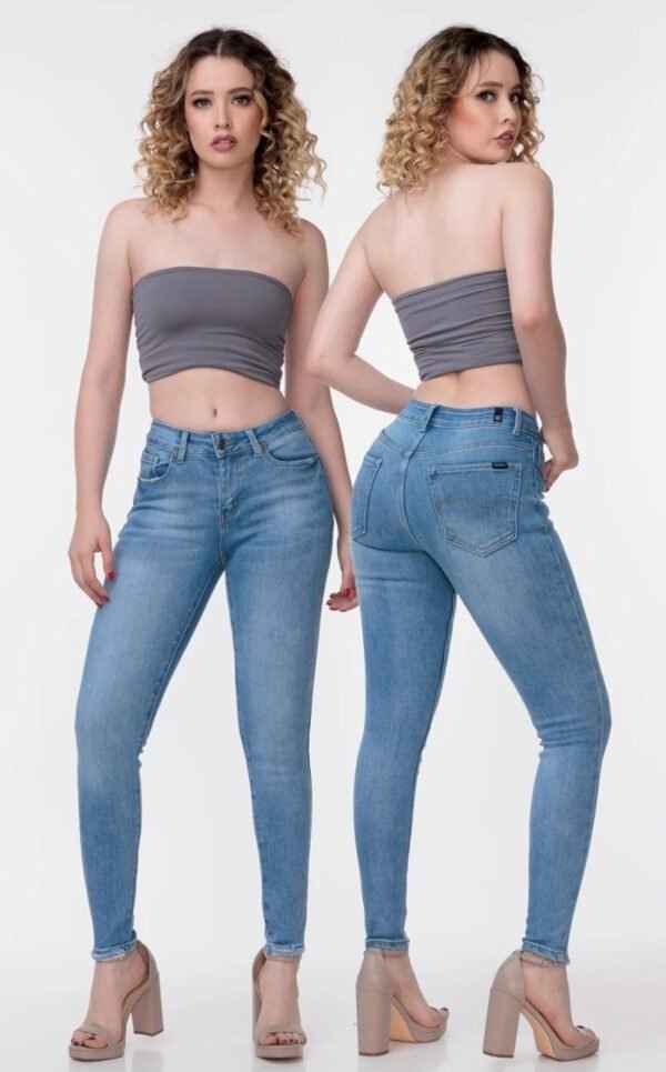 Pantalon skinny fit clásico mujer