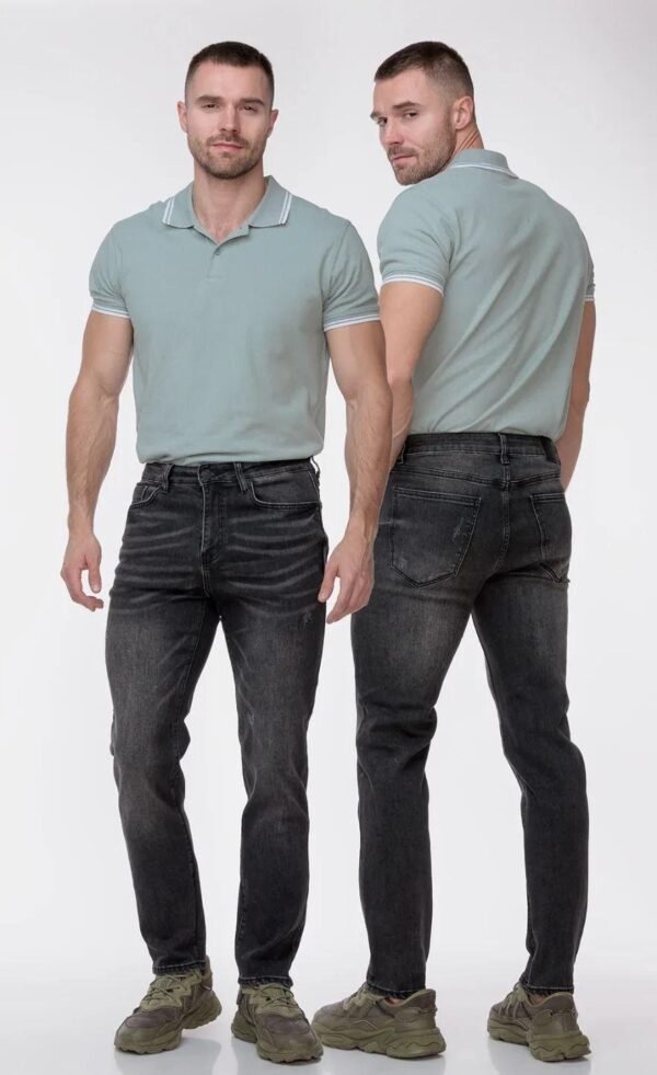 Jeans pantalones de mezclilla fit moderno para hombre