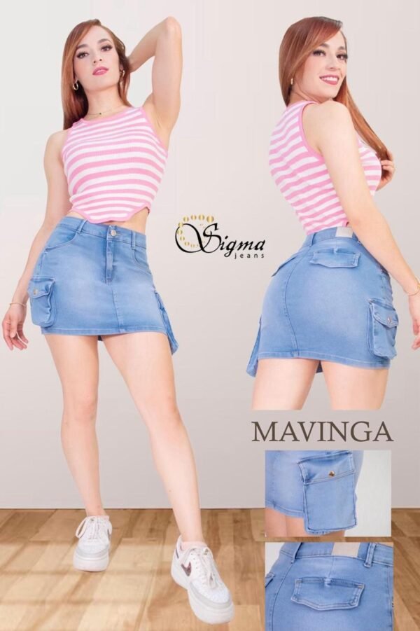 Pantalón cargo recto para mujer - Image 3