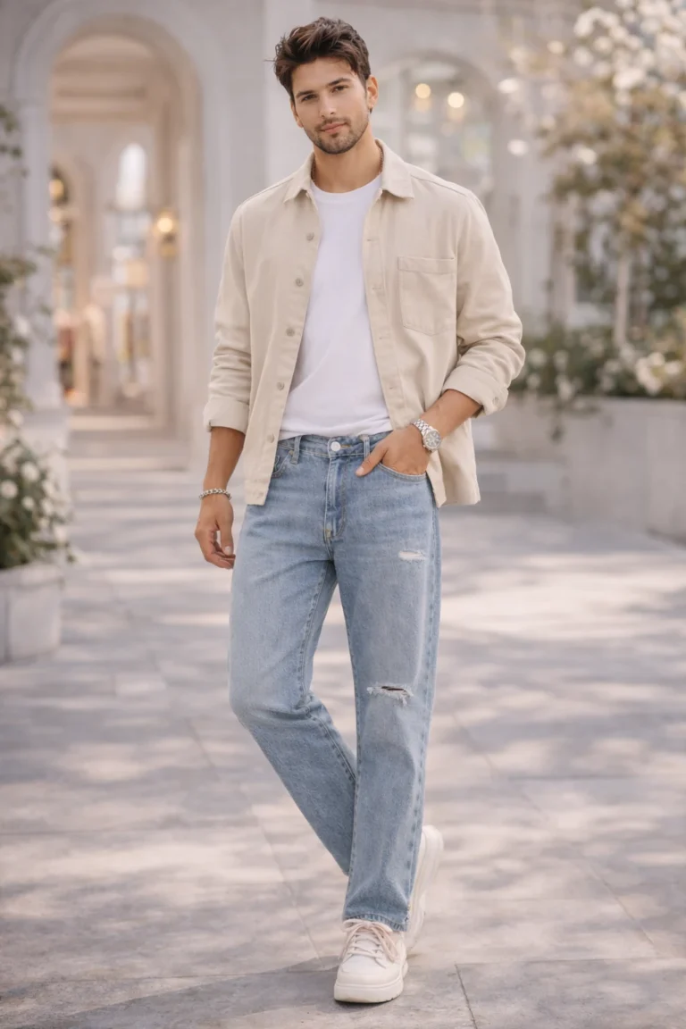 jeans de moda de hombre