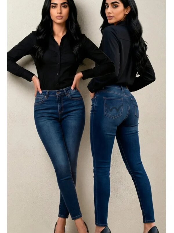 JEANS OL721 OLIVY