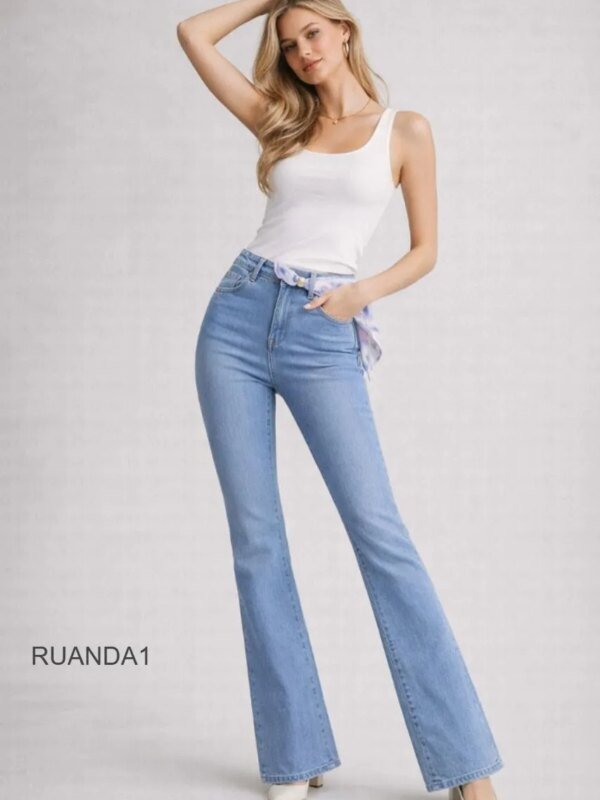 Jeans Agorss tiro alto para hombre
