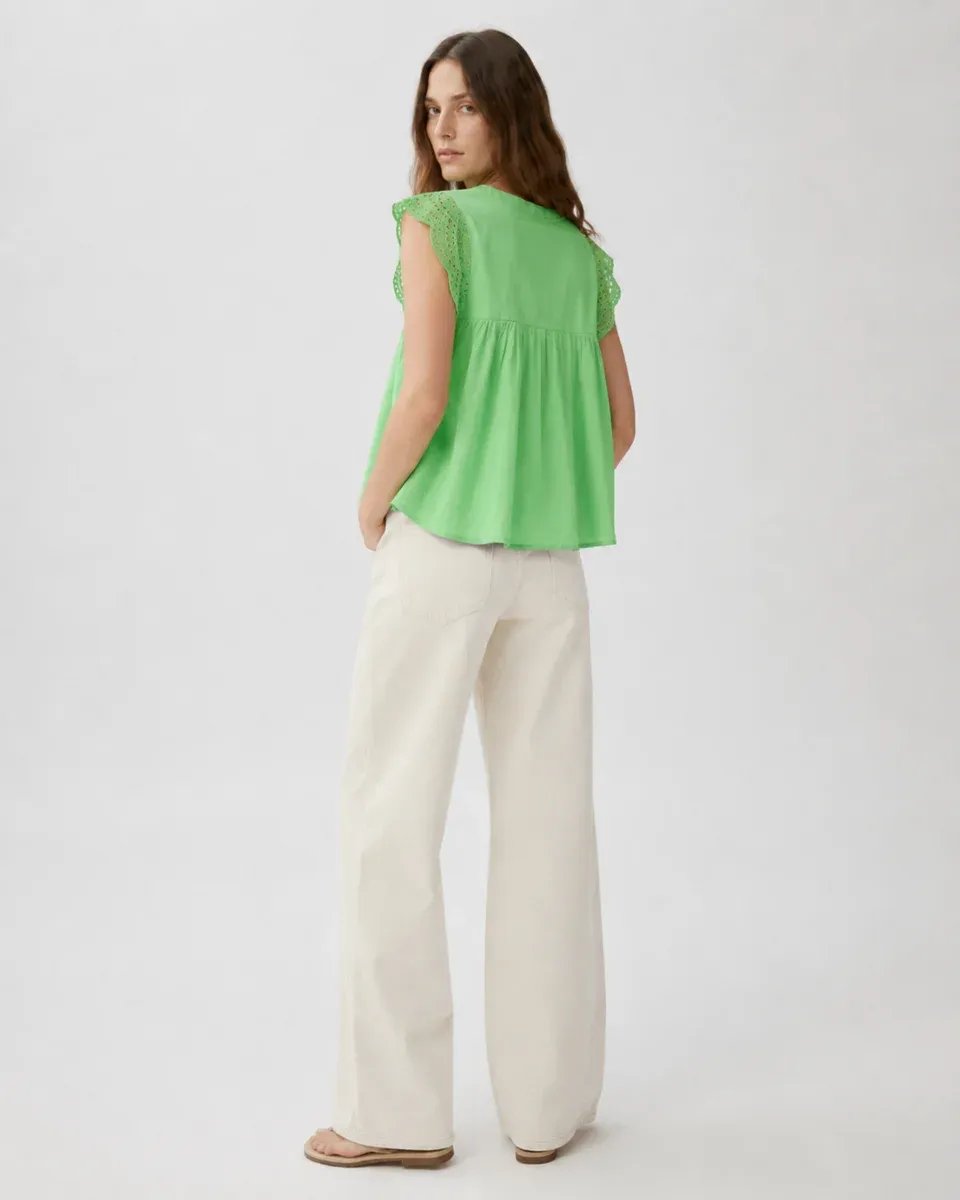 Blusa Rosa Con Bordado Y Lazo Al Cuello Para Mujer Estilo Romantico - Image 25