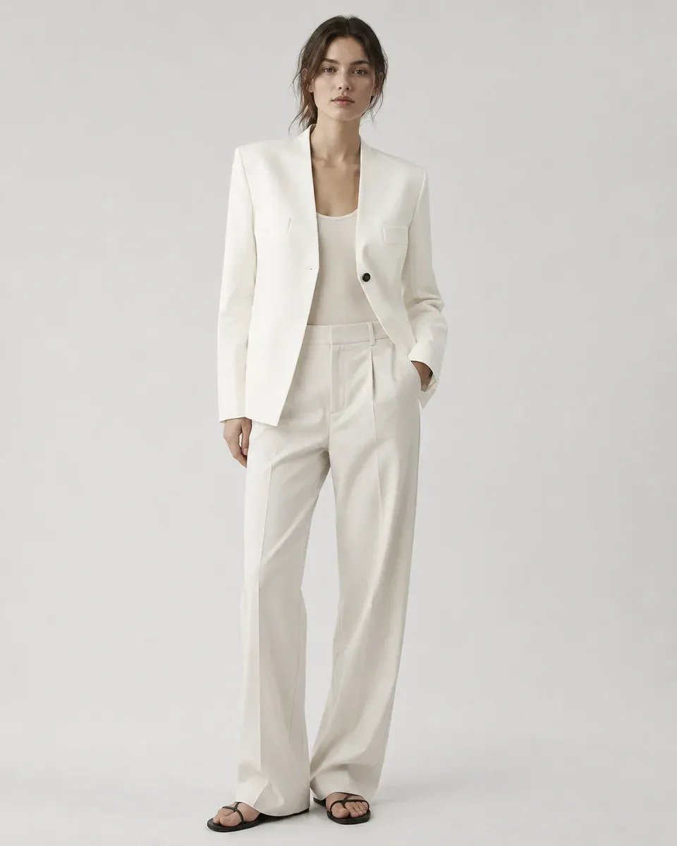 Blazer Negro Clasico de Un Boton para Mujer Estilo Ejecutivo - Image 23