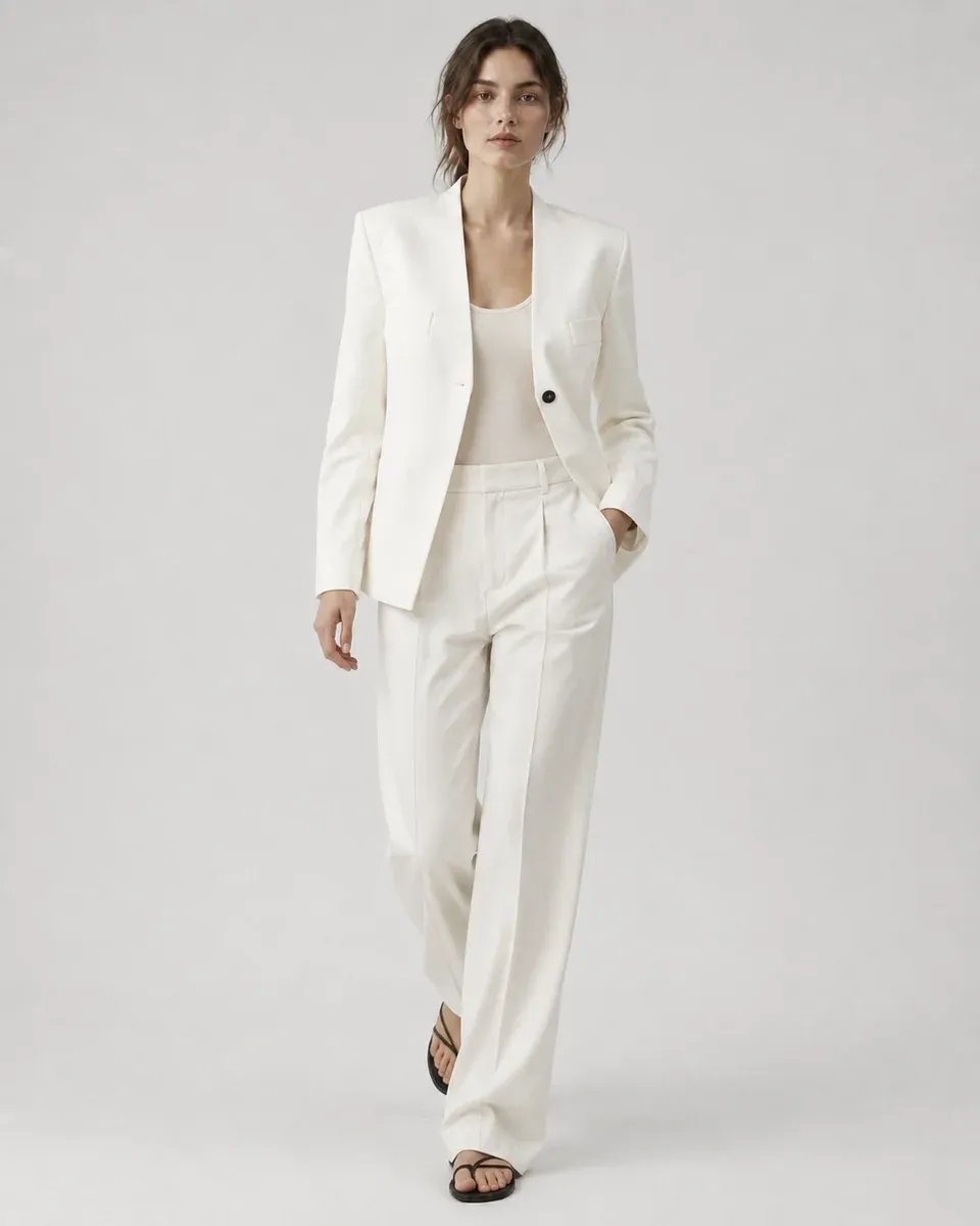 Blazer Negro Clasico de Un Boton para Mujer Estilo Ejecutivo - Image 25