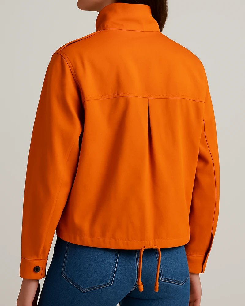 Chamarra Militar Neon para Mujer Estilo Field Jacket Moderna - Image 14