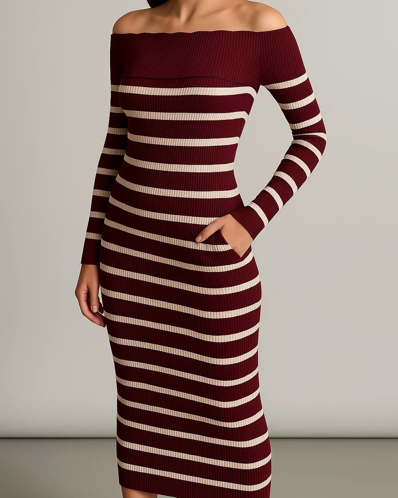 Vestido Elegante Love Tree de Moda Casual para Mujer - Image 4