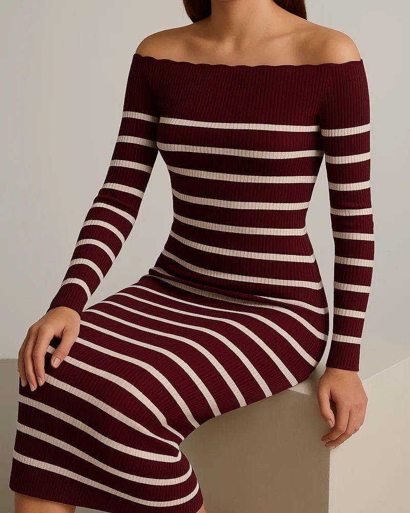 Vestido Elegante Love Tree de Moda Casual para Mujer - Image 5