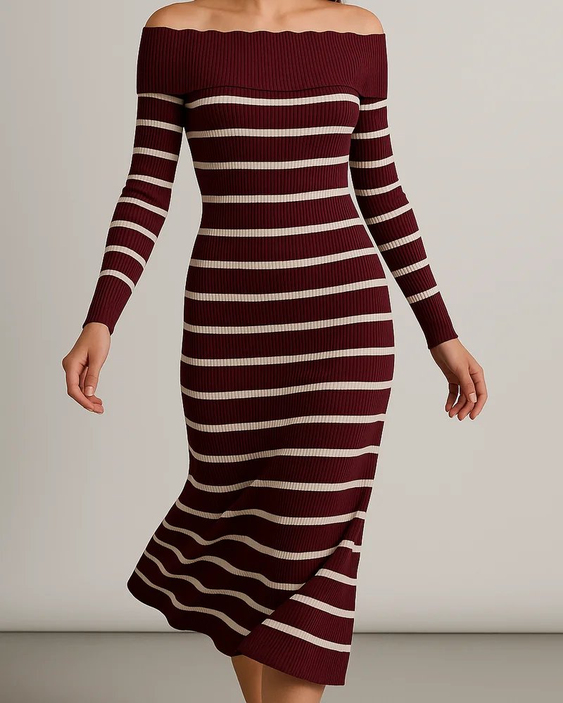 Vestido Elegante Love Tree de Moda Casual para Mujer - Image 7