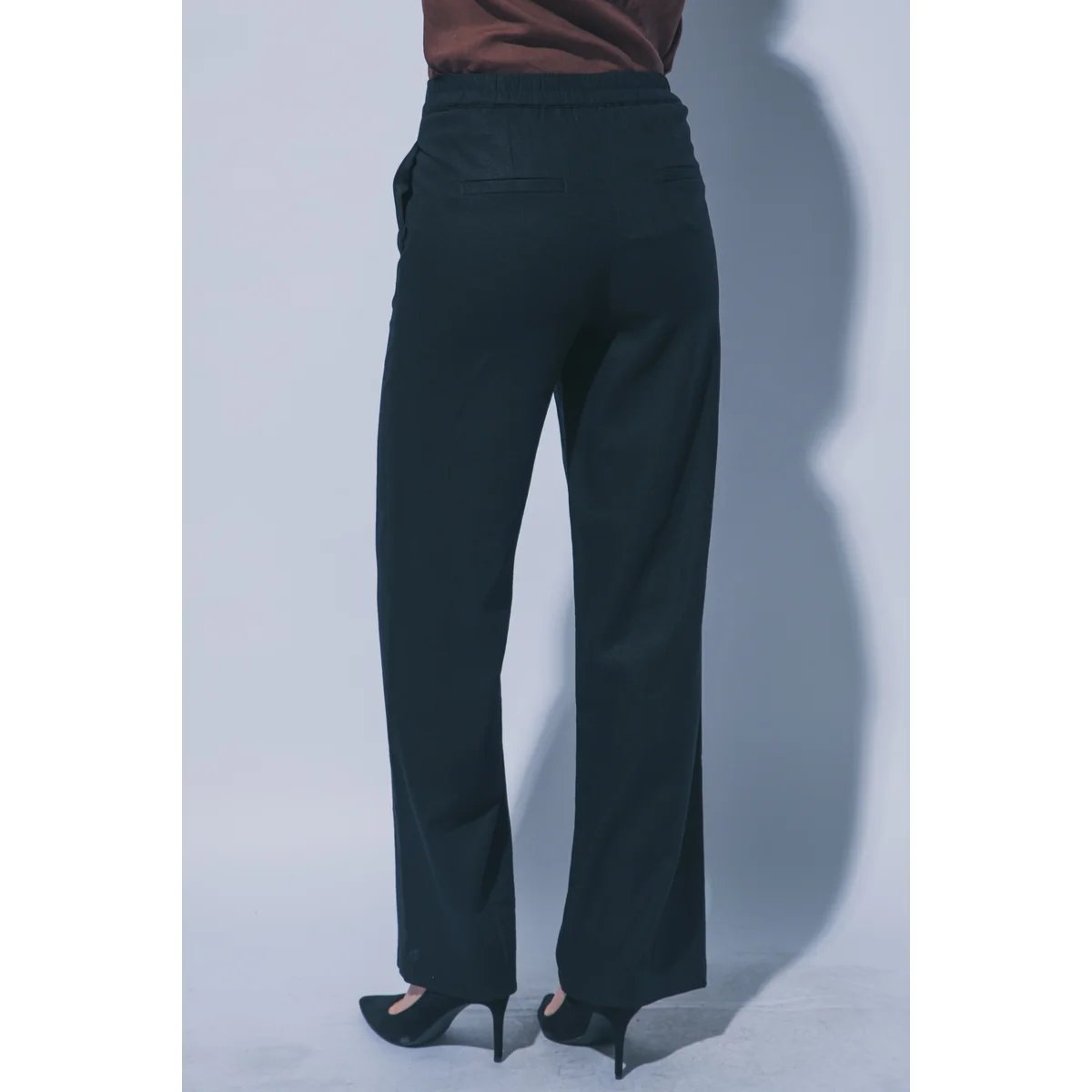 Pantalon Verde Esmeralda con Bolsillos Elastizado para Mujer - Image 5