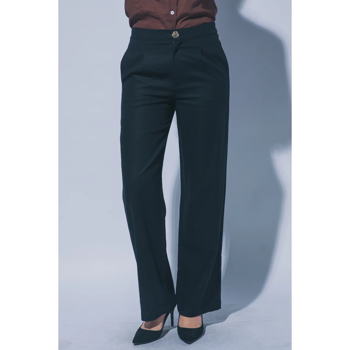 Pantalon Verde Esmeralda con Bolsillos Elastizado para Mujer - Image 8