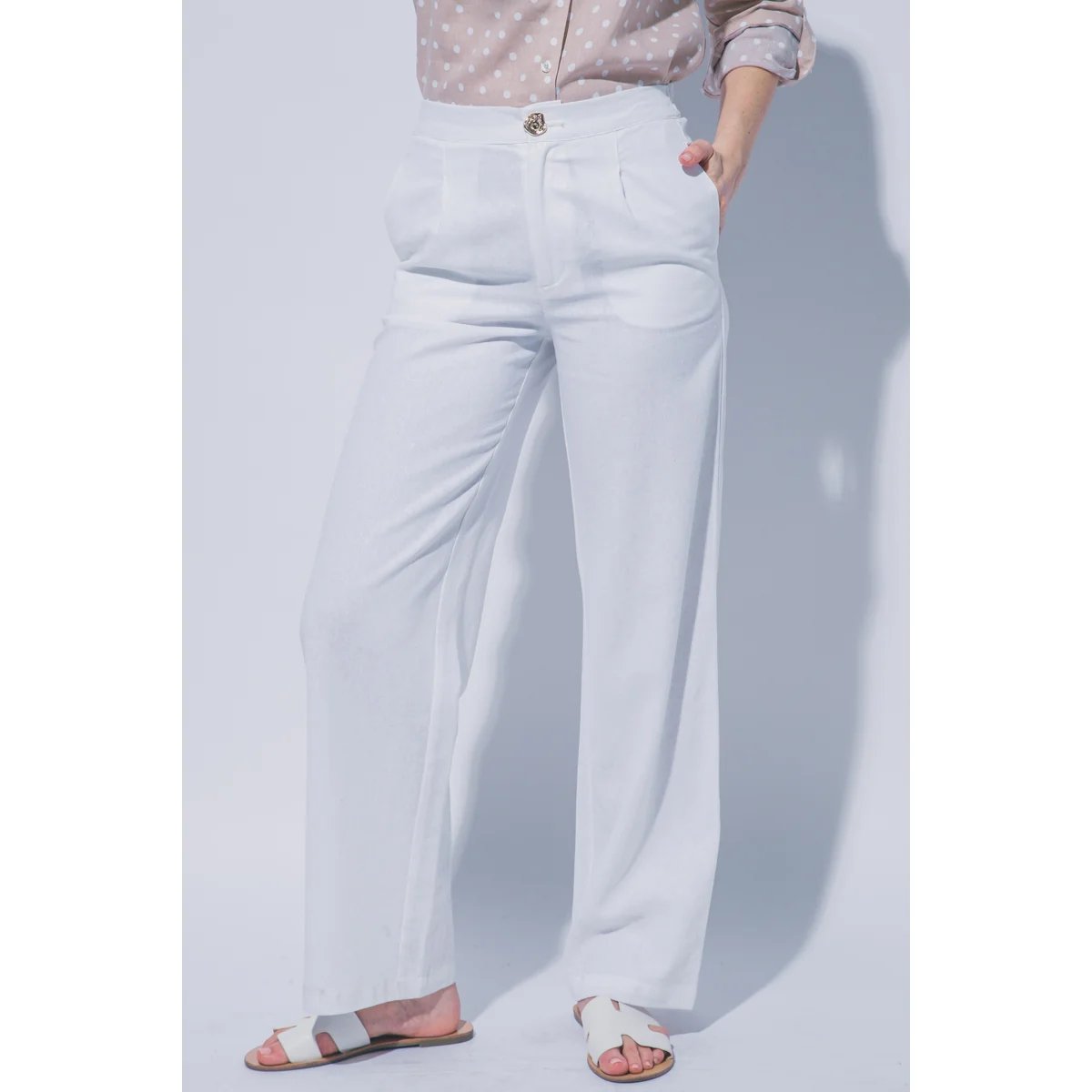 Pantalon Verde Esmeralda con Bolsillos Elastizado para Mujer - Image 10