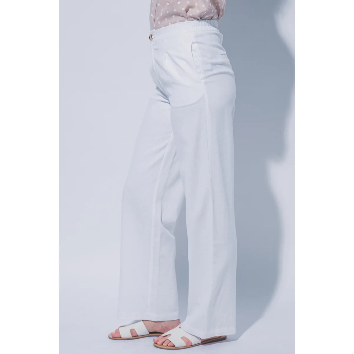 Pantalon Verde Esmeralda con Bolsillos Elastizado para Mujer - Image 11