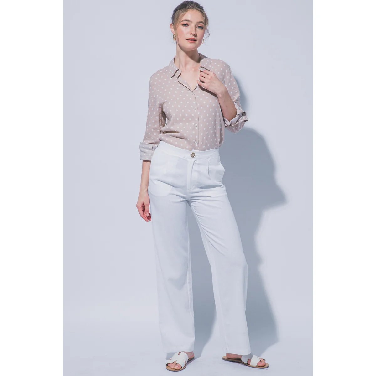 Pantalon Verde Esmeralda con Bolsillos Elastizado para Mujer - Image 13