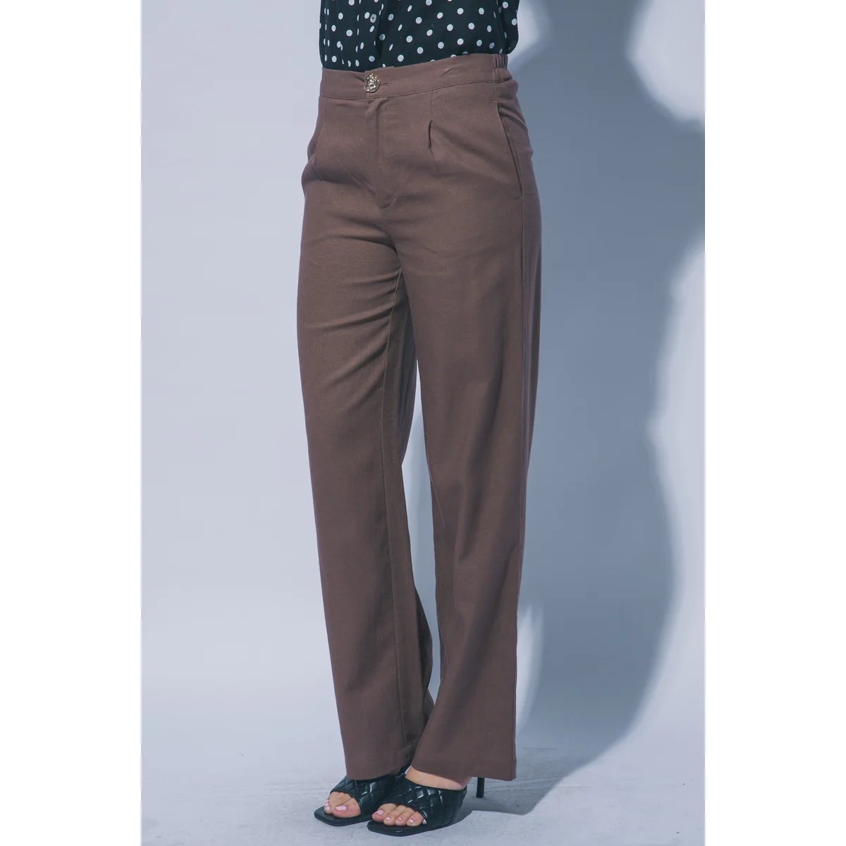 Pantalon Verde Esmeralda con Bolsillos Elastizado para Mujer - Image 18