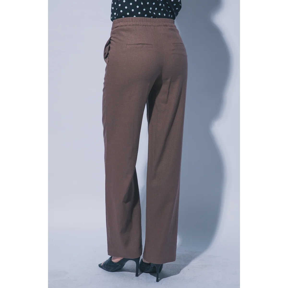 Pantalon Verde Esmeralda con Bolsillos Elastizado para Mujer - Image 19