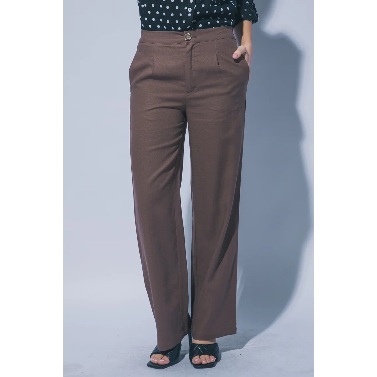 Pantalon Verde Esmeralda con Bolsillos Elastizado para Mujer - Image 21