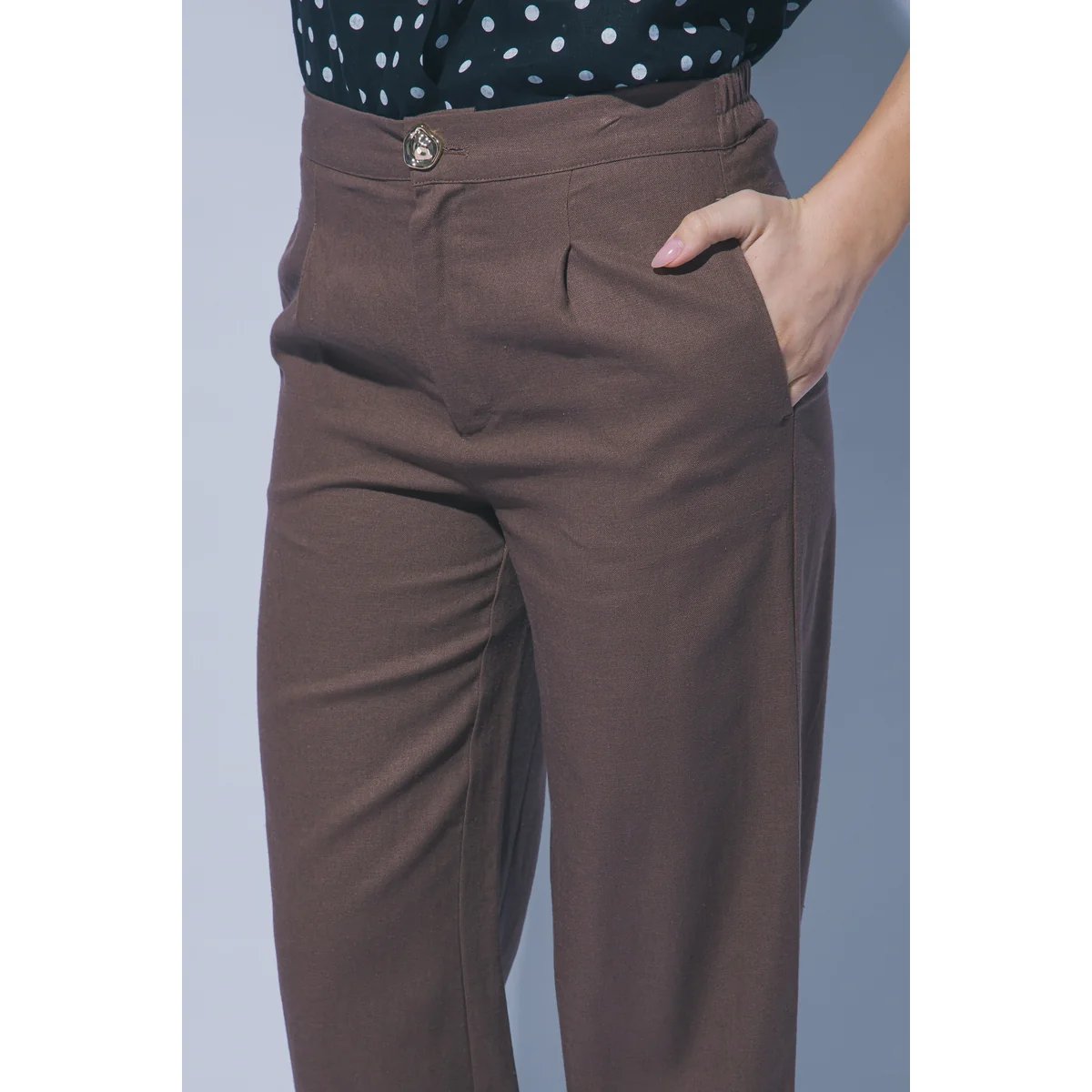 Pantalon Verde Esmeralda con Bolsillos Elastizado para Mujer - Image 22