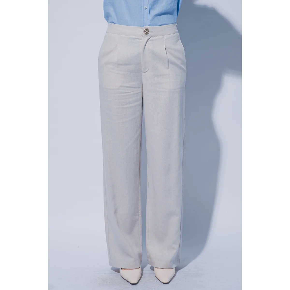 Pantalon Verde Esmeralda con Bolsillos Elastizado para Mujer - Image 23