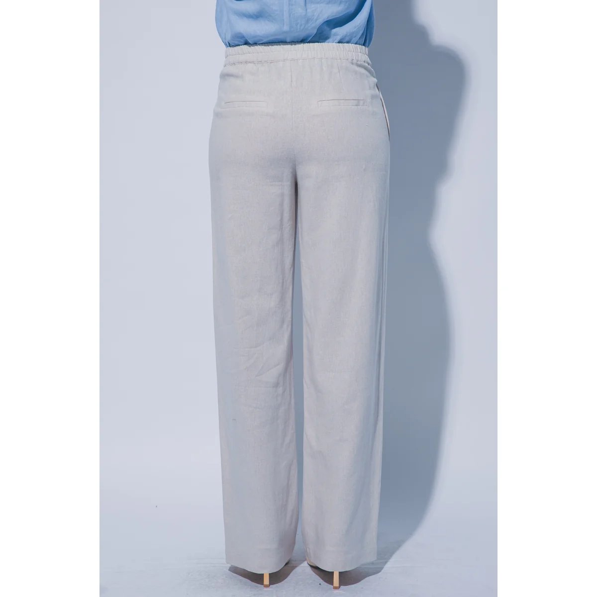 Pantalon Verde Esmeralda con Bolsillos Elastizado para Mujer - Image 25