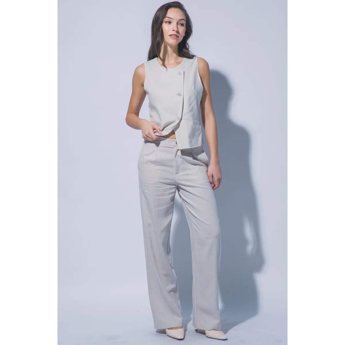 Pantalon Verde Esmeralda con Bolsillos Elastizado para Mujer - Image 26