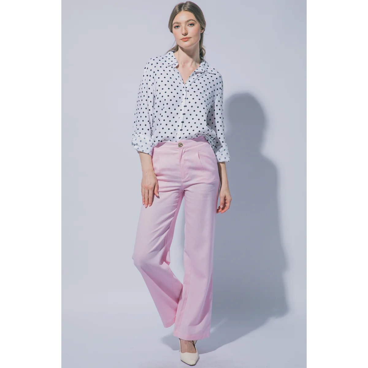 Pantalon Verde Esmeralda con Bolsillos Elastizado para Mujer - Image 33