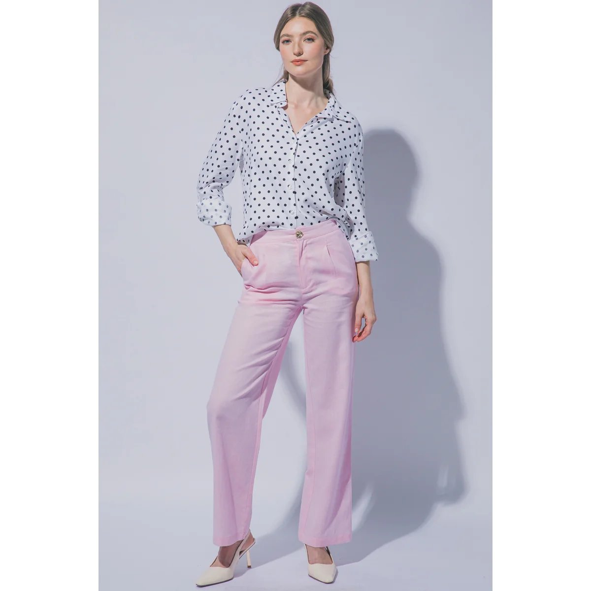 Pantalon Verde Esmeralda con Bolsillos Elastizado para Mujer - Image 34