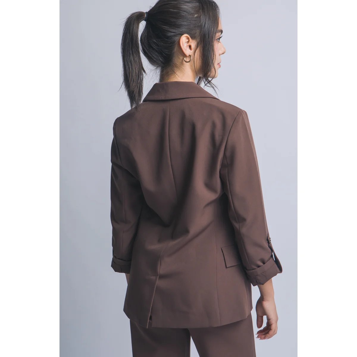 Blazer Rosa Pastel Oversize Elegante para Mujer Estilo Minimalista - Image 19