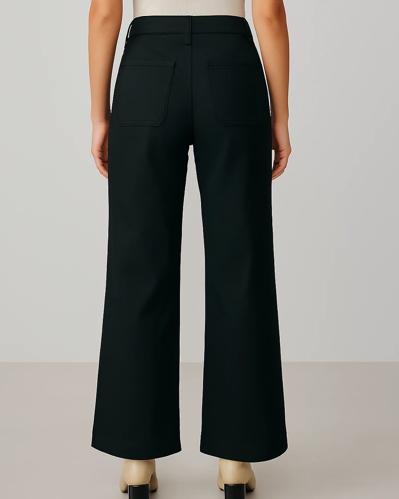 Pantalón Wide Leg de Tiro Alto Elegante para Mujer - Image 7