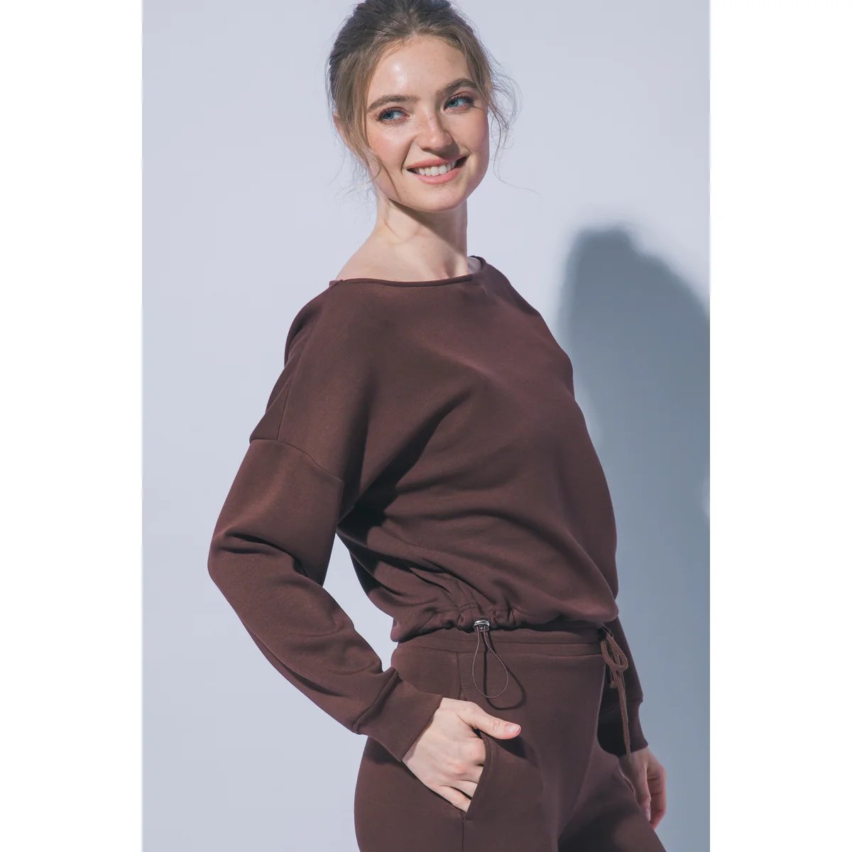 Sudadera Oversize Blanca con Cordón Ajustable para Mujer - Image 20