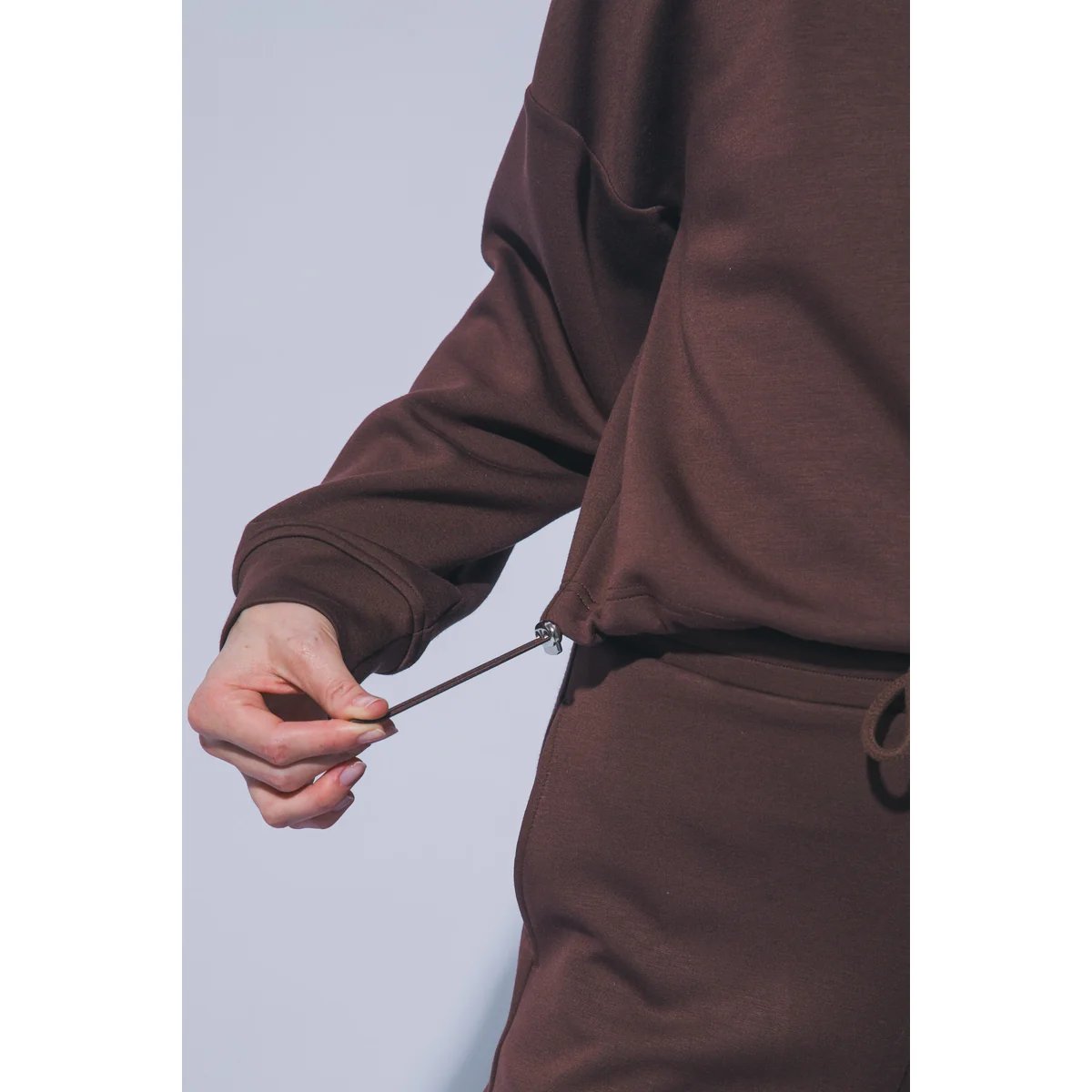 Sudadera Oversize Blanca con Cordón Ajustable para Mujer - Image 27