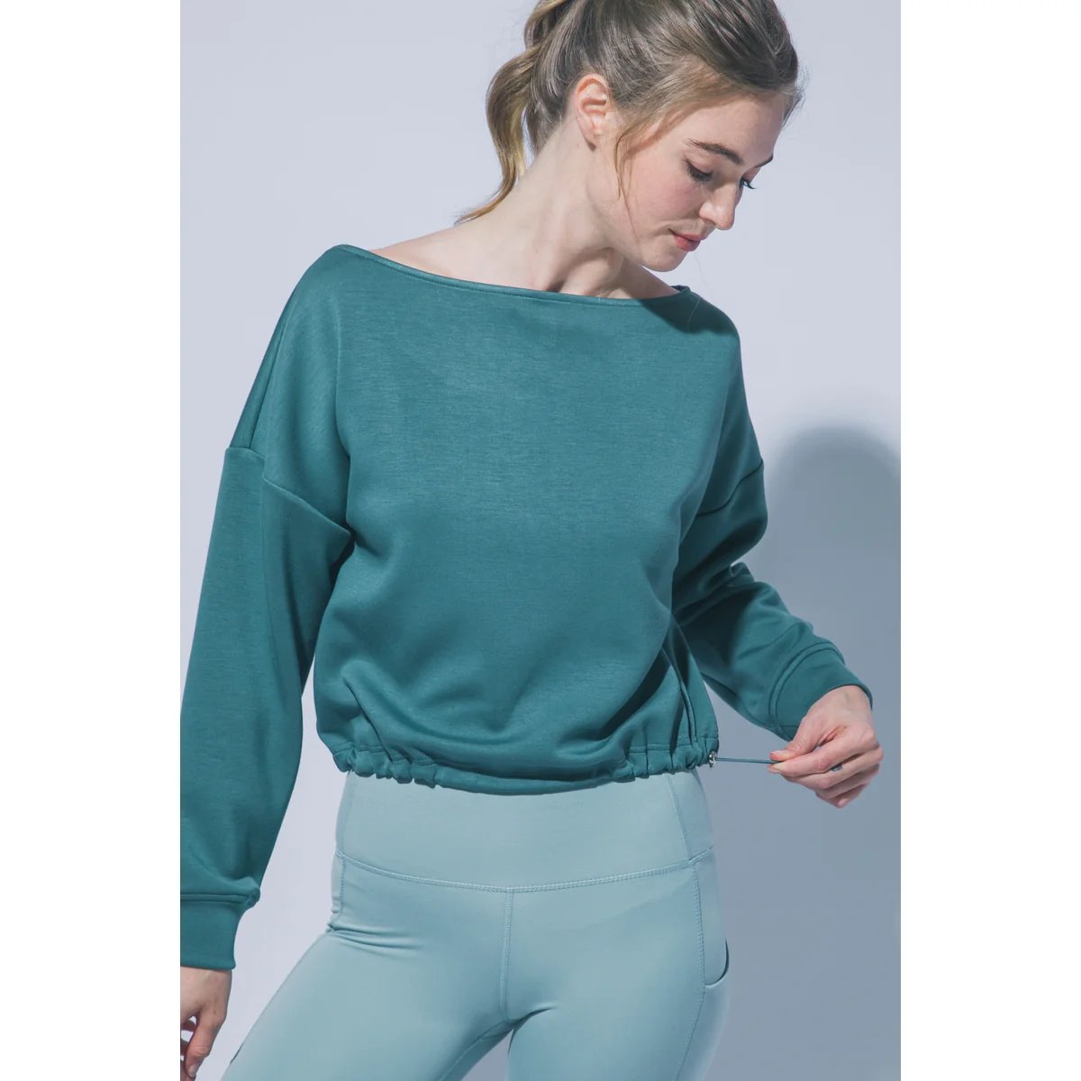 Sudadera Oversize Blanca con Cordón Ajustable para Mujer - Image 42