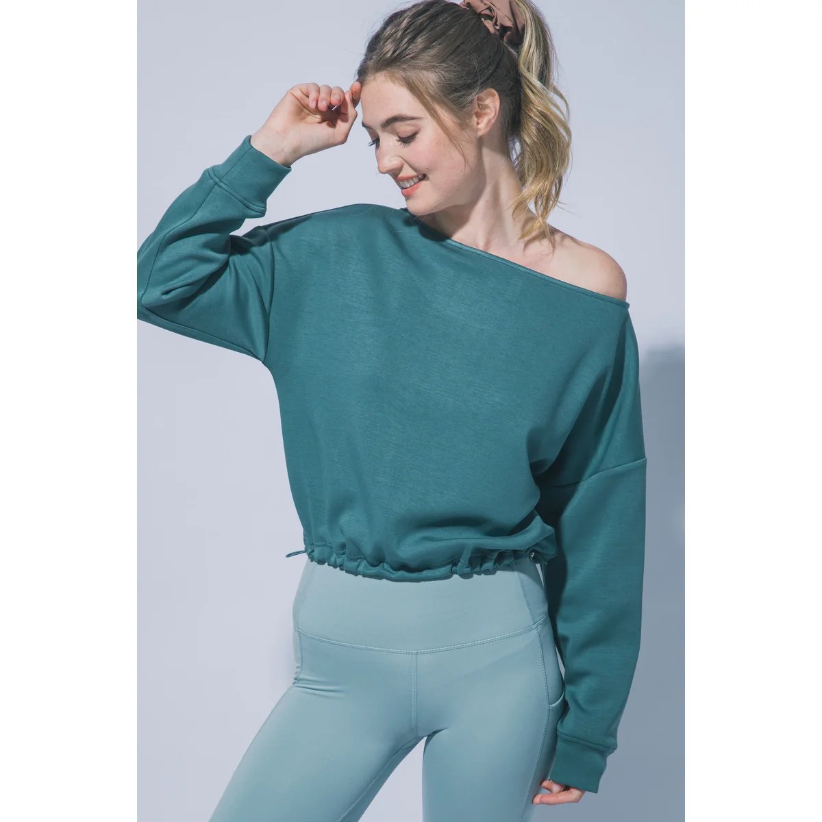 Sudadera Oversize Blanca con Cordón Ajustable para Mujer - Image 44