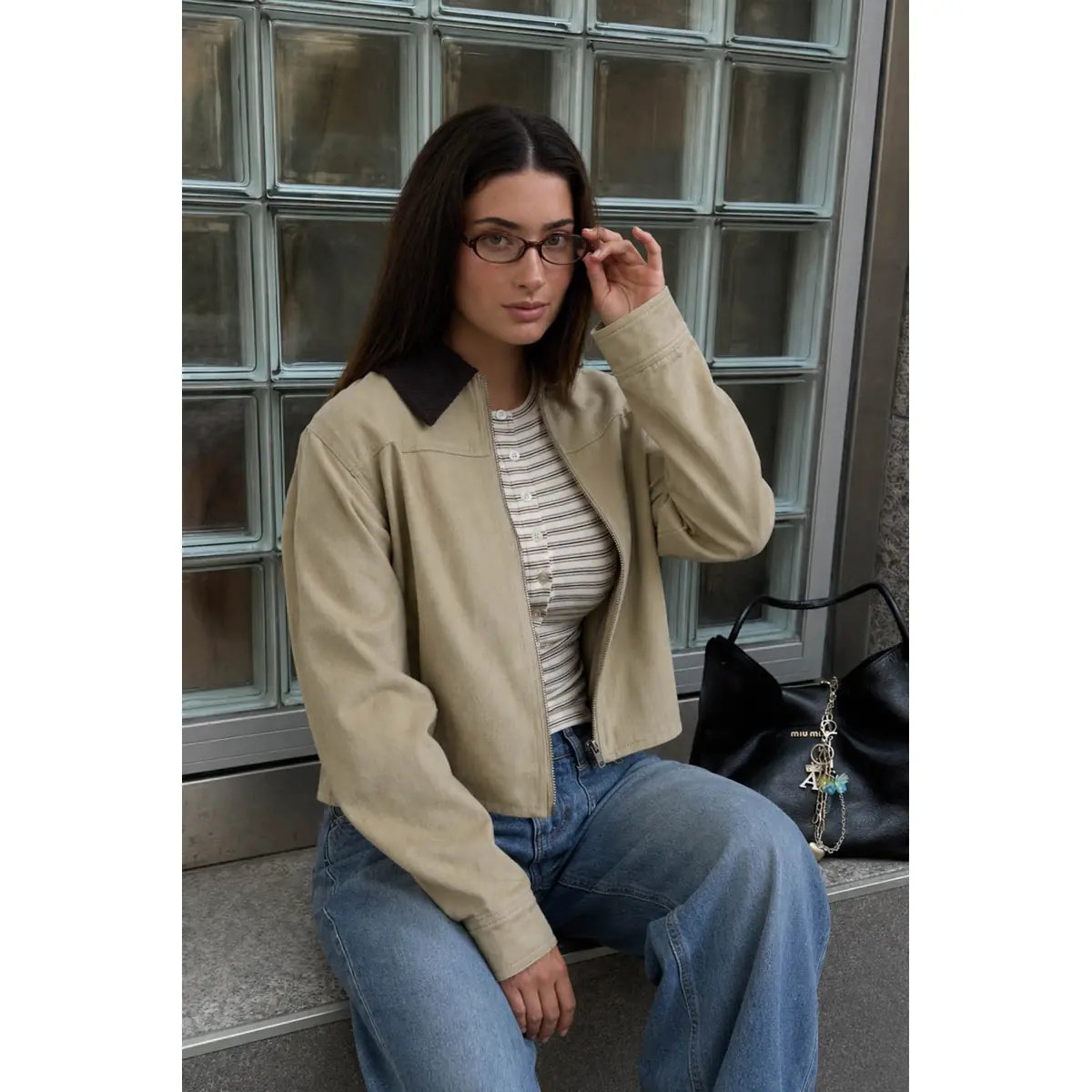 Blusa Listrada con Botones Estilo Casual Chic para Mujer - Image 2