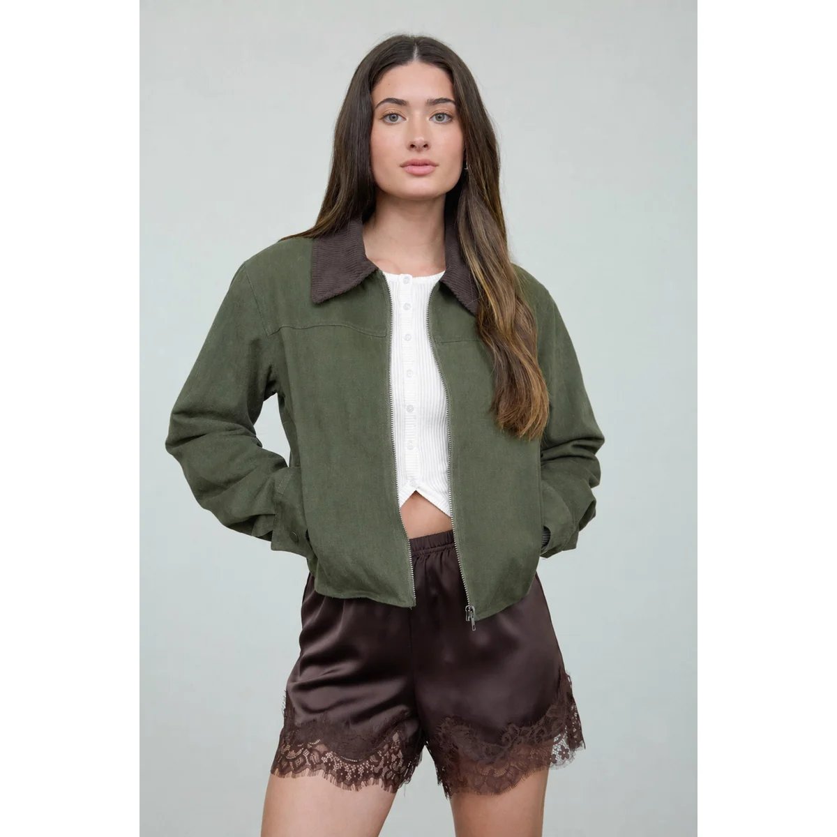 Blusa Listrada con Botones Estilo Casual Chic para Mujer - Image 9