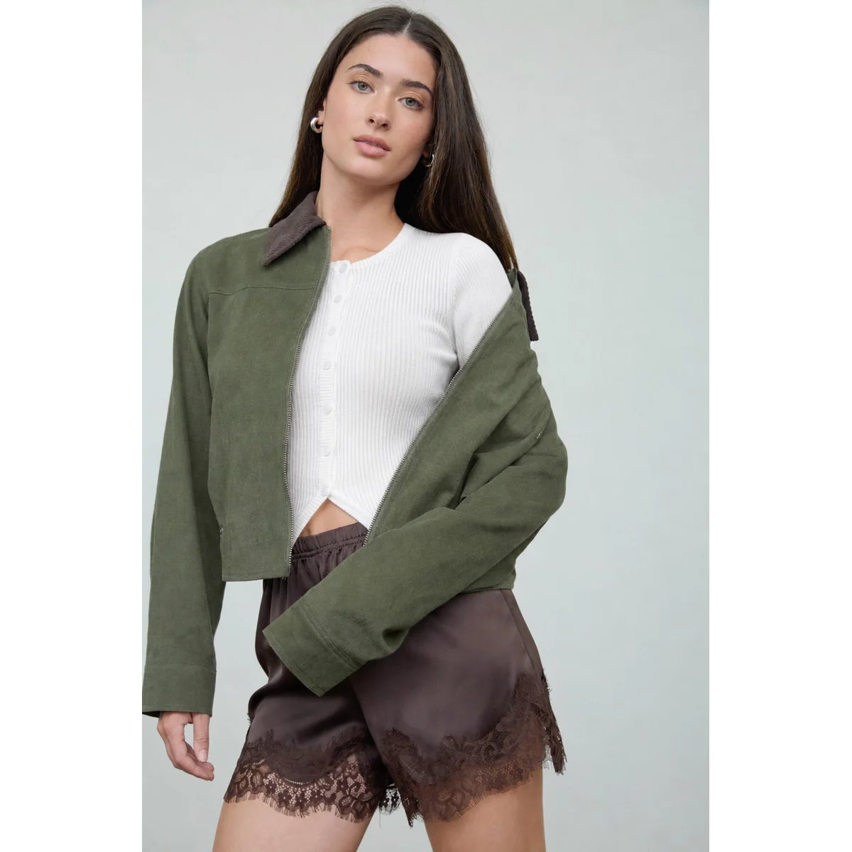 Blusa Listrada con Botones Estilo Casual Chic para Mujer - Image 11