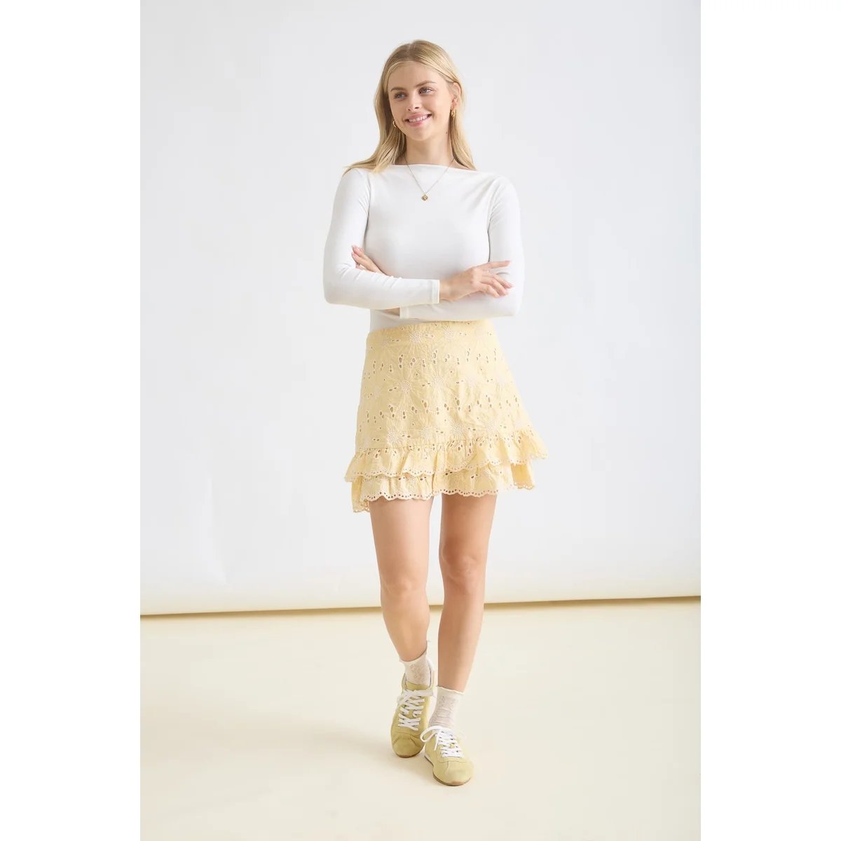 Blusa Ajustada de Manga Larga con Cuello Bote en Verde Olivo para Mujer - Image 34