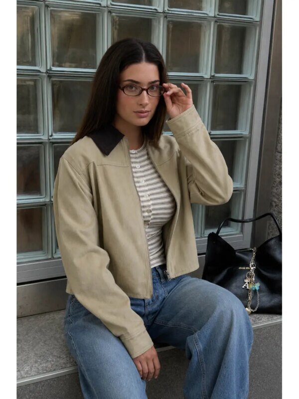 Blusa Listrada con Botones Estilo Casual Chic para Mujer