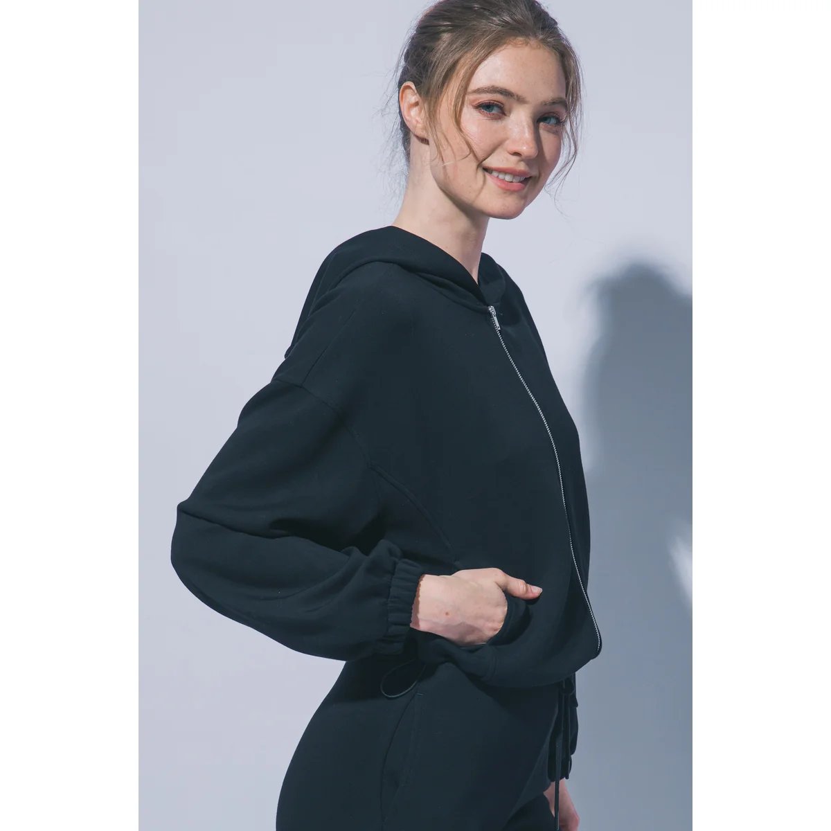 Sudadera Casual Oversize con Cordón Ajustable en la Cintura para Mujer - vista 4