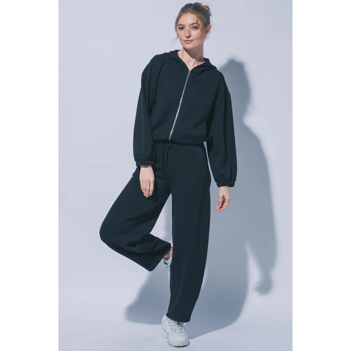 Sudadera Casual Oversize con Cordón Ajustable en la Cintura para Mujer - vista 6