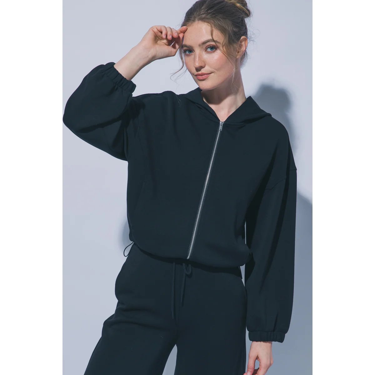 Sudadera Casual Oversize con Cordón Ajustable en la Cintura para Mujer - vista 8