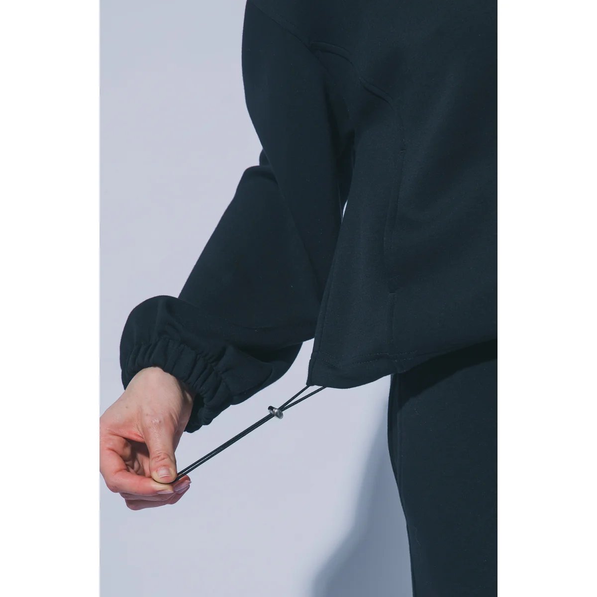 Sudadera Casual Oversize con Cordón Ajustable en la Cintura para Mujer - vista 11