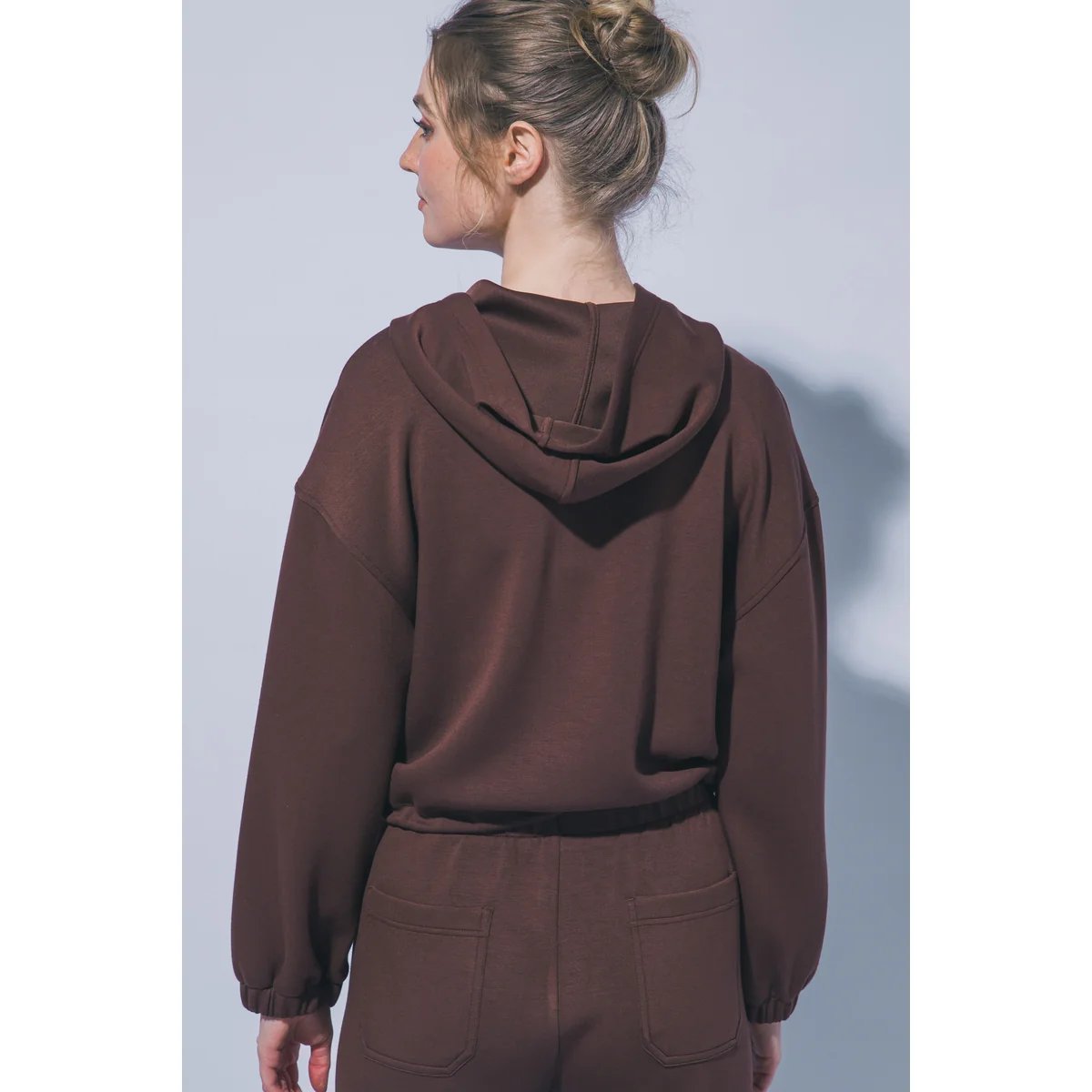 Sudadera Casual Oversize con Cordón Ajustable en la Cintura para Mujer - vista 14