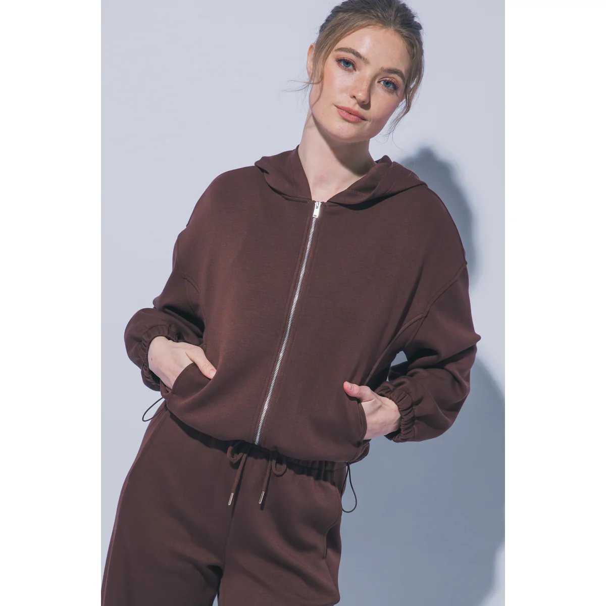 Sudadera Casual Oversize con Cordón Ajustable en la Cintura para Mujer - vista 16