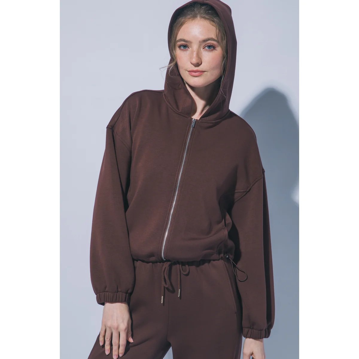 Sudadera Casual Oversize con Cordón Ajustable en la Cintura para Mujer - vista 19