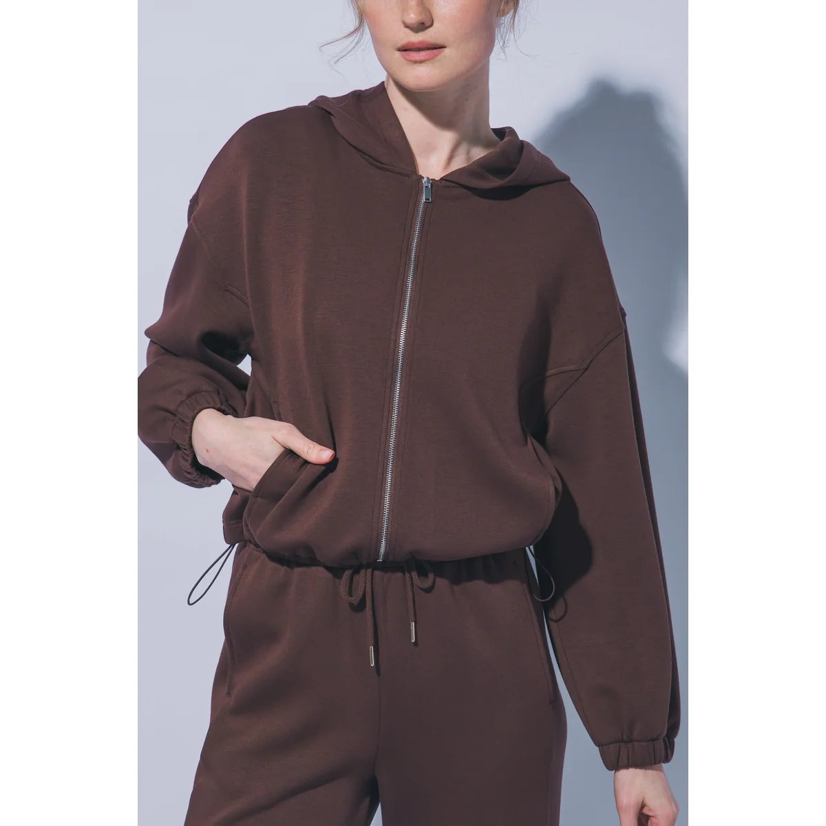 Sudadera Casual Oversize con Cordón Ajustable en la Cintura para Mujer - vista 20