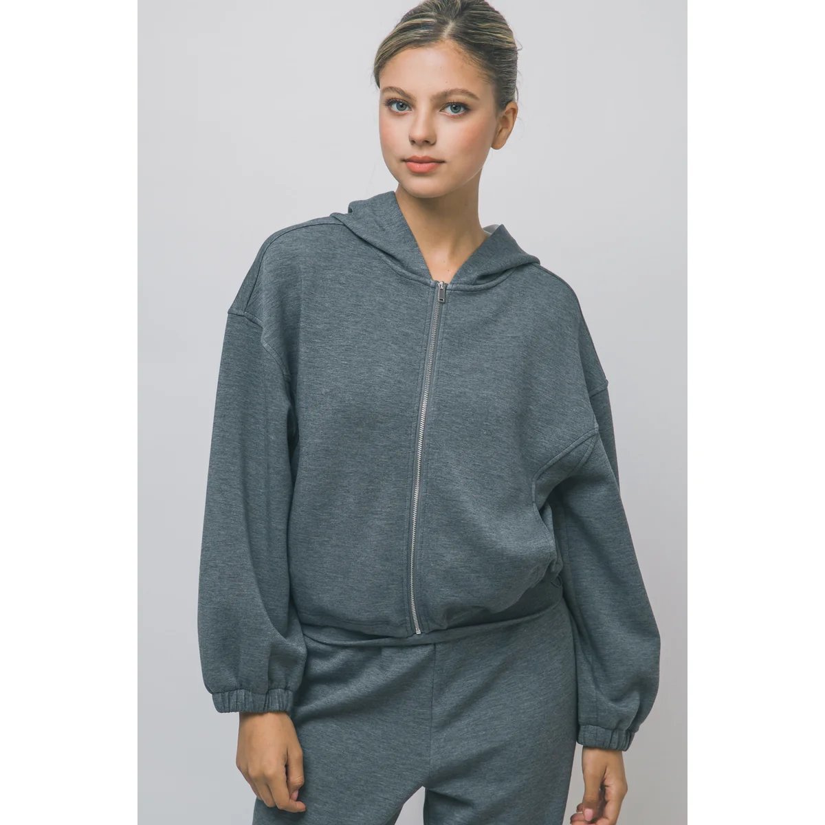 Sudadera Casual Oversize con Cordón Ajustable en la Cintura para Mujer - vista 22