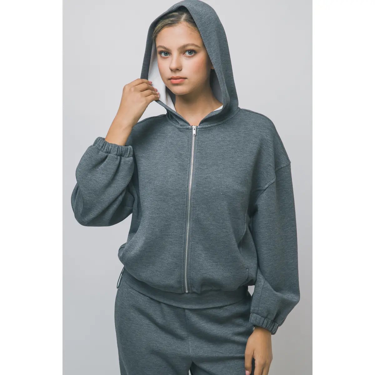 Sudadera Casual Oversize con Cordón Ajustable en la Cintura para Mujer - vista 30