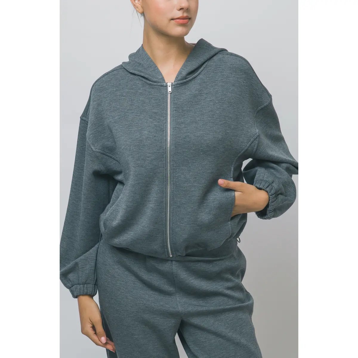 Sudadera Casual Oversize con Cordón Ajustable en la Cintura para Mujer - vista 31
